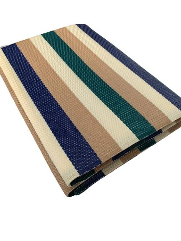 CRAFT HOME KATLANABİLİR PLASTİK HASIR HALI ,KİLİM, KAMP, PİKNİK,PLAJ  MULTİ