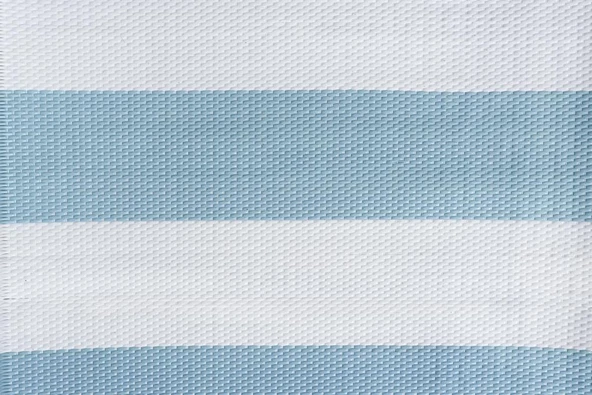 CRAFT HOME KATLANABİLİR PLASTİK HASIR HALI KİLİM KAMP PİKNİK PLAJ PARK BAHÇE TERAS VERANDA TURKUAZ-BEYAZ - 8