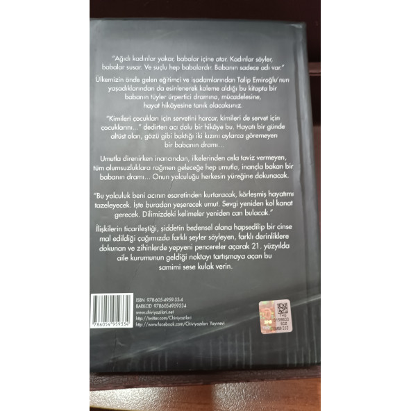 BABANIN ADI VAR TALİP EMİROĞLU CHİVİYAZILARI Kitap Edebiyat, Kurgu Roman Türk Edebiyatı - 3