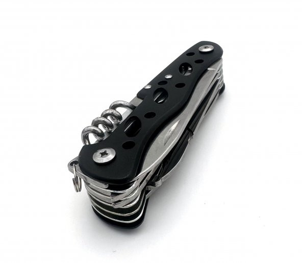 Valkyrie  Çok Amaçlı İsveç Outdoor Kamp Çakısı 111mm Büyük Boy - Paslanmaz Çelik Siyah - 3