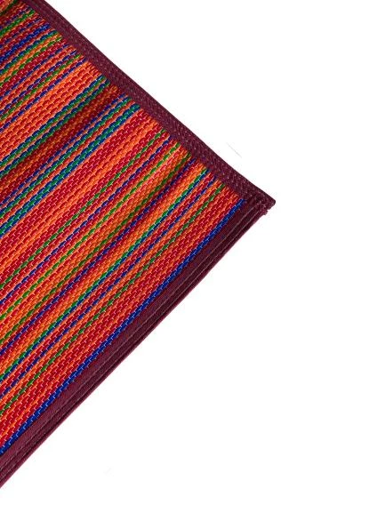 CRAFT HOME KATLANABİLİR PLASTİK HASIR HALI KİLİM KAMP PİKNİK PLAJ PARK BAHÇE TERAS VERANDA KIRMIZI - 7