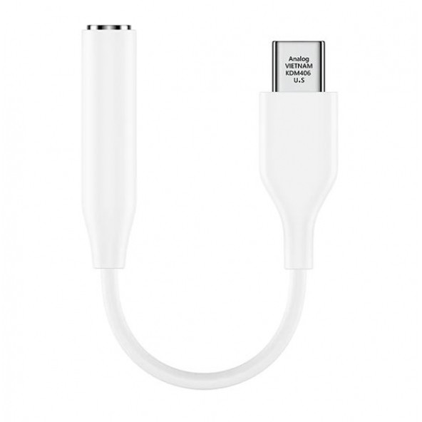 Ayex, Samsung TYPE-C İçin 3.5mm Aux, Kulaklık ve Mikrofon Adaptörü Beyaz - 4