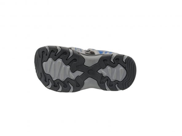 Jump 50100 Erkek Çocuk Gri Bantlı Burnu Kapalı Spor Sandalet - 4