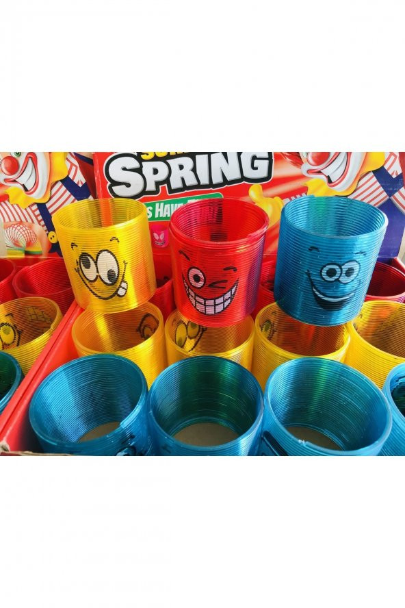 GNS TOYS Stres Yayı Büyük Boy Emojili Canlı Renkler