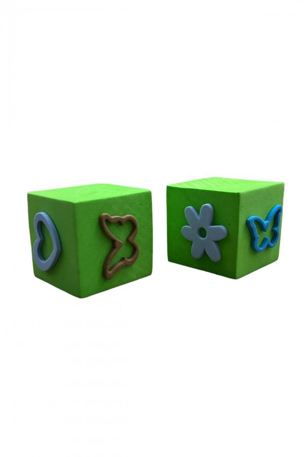 Emach Dizayn Baskı Küp 5x5 Cm 2 Adet - 2