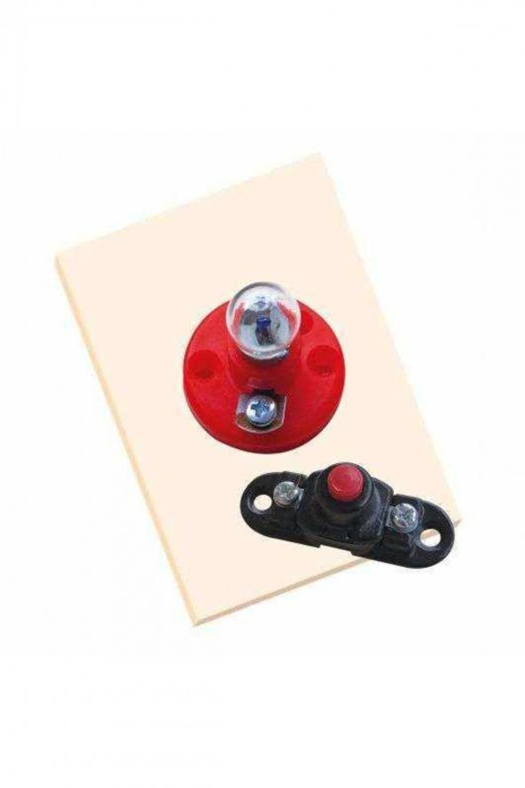 Kumtoys Elektrik Deney Seti Ahşap Zeminli Seri Paralel Devre Ödev Seti - 2