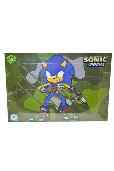 Laço Kids Sonic 24 Parça Frame Puzzle 2 SO7867 Sonic Prime Çizgi Film Puzzle