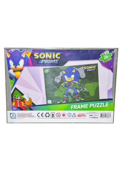 Laço Kids Sonic 24 Parça Frame Puzzle 2 SO7867 Sonic Prime Çizgi Film Puzzle - 2