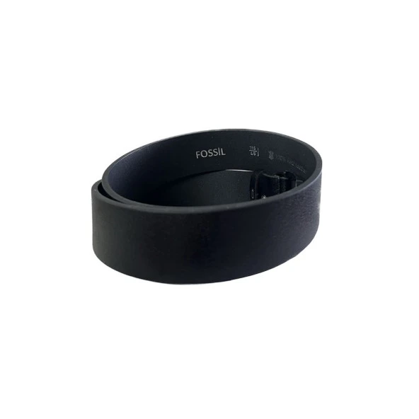 Fossil Siyah Hakiki Deri 4,5 cm Erkek Kemeri-105cm - Resim 4