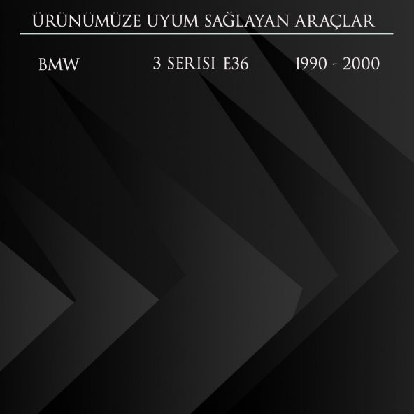 BMW 3 Serisi E36 İçin Sağ Sol Sunroof Tamir Seti - 2
