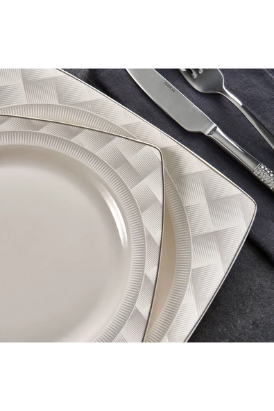 Caroline 54 Parça 12 Kişilik Yemek Takımı 6341 - Resim 2