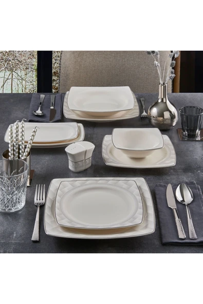 Caroline 54 Parça 12 Kişilik Yemek Takımı 6341 ürün görseli