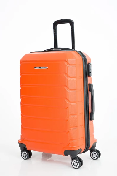 LAS VEGAS POLO CLUB Abs Kabin Orta Büyük Ve Makyaj Boy 4'lü Travel Valiz Bavul Seti - 11