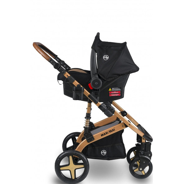 Maxi Taxi Fast Pro Travel Sistem Bebek Arabası Gold-Siyah - 4