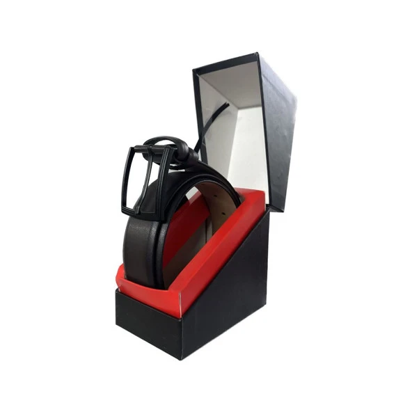 Fossil Koyu Kahve  Klasik 3,5 cm Erkek Kemeri -120cm - 5