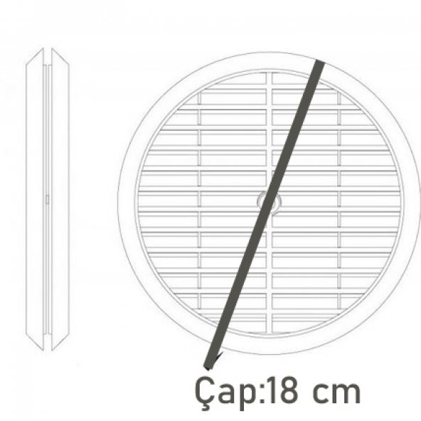 Aletçantam Doğalgaz Cam Menfezi Şeffaf Havalandırma Kapağı - Her Cama Uyumlu - 2