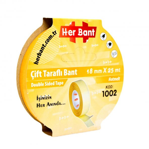 Gen-Of Çift Taraflı Bant 18mmx25m 1 Adet