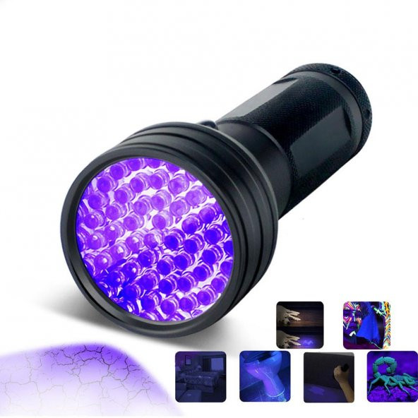 Valkyrie 51 LED Mor Işık UV El Feneri Ultraviyole Blacklight - 4