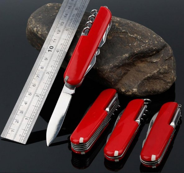 Valkyrie 11 Fonksiyonlu İsviçre Outdoor Kamp Cep Çakısı - 3