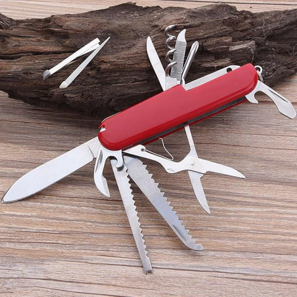 Valkyrie 11 Fonksiyonlu İsviçre Outdoor Kamp Cep Çakısı - 9