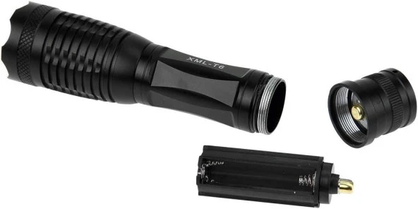 Valkyrie Çift Işık Dual UV Mor Işık ve XML-T6 2000 Lümens El Feneri - 2