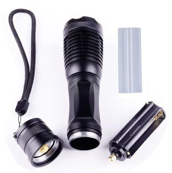 Valkyrie Çift Işık Dual UV Mor Işık ve XML-T6 2000 Lümens El Feneri - 3