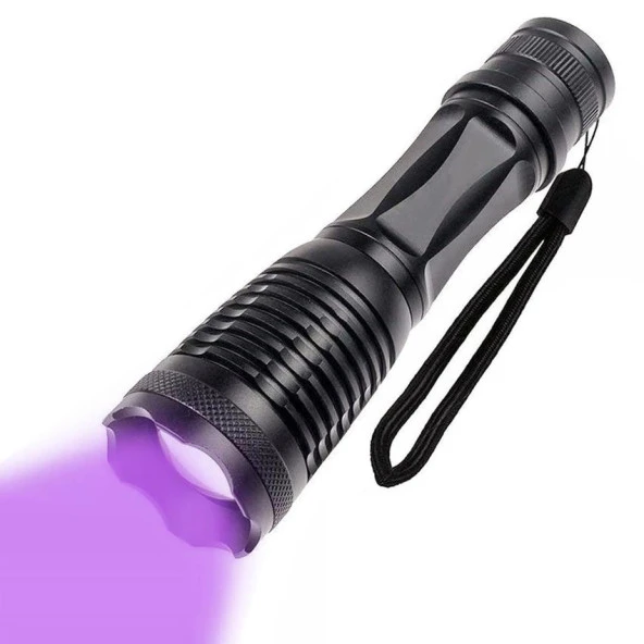Valkyrie Çift Işık Dual UV Mor Işık ve XML-T6 2000 Lümens El Feneri - 6