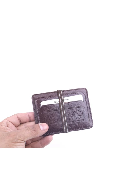 West Polo 107 Erkek Hakiki Deri Kartlık - Resim 2