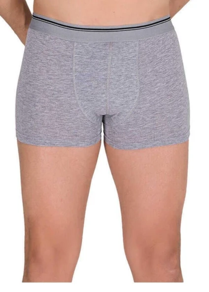 BERRAK 1097 ERKEK LİKRALI DÜZ BOXER 6 ADET  3XL BORDO - Resim 5