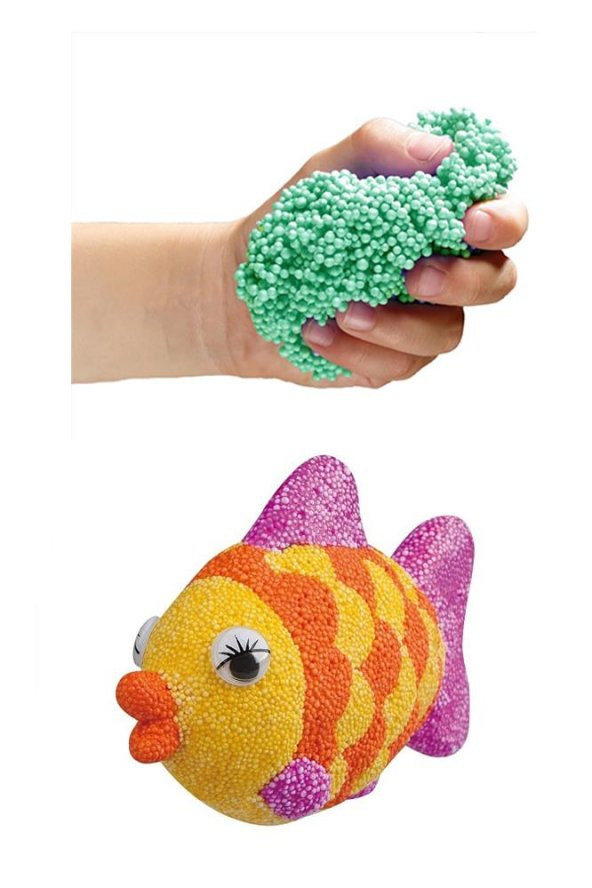 Köpük Hamur 6 Renk 10 Gr 1 Paket Kurumayan Köpük Oyun Hamuru Hafif Yumuşak Hamur Okul Öncesi Anasınıfı Kreş Etkinlikleri - 3