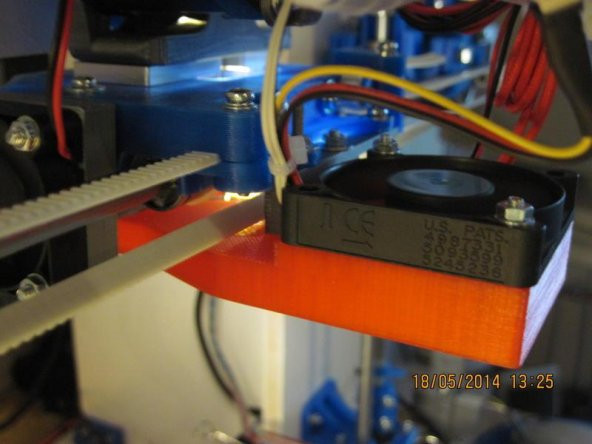 Mendel90 Meme Fan Kanalı (90/360 Açık, Altıgen Hotend İçin) Plastik Aparat - 6