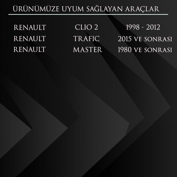 Renault Clio 2,Trafic,Master için Dörtlü Flaşör Düğmesi - Siyah - 2