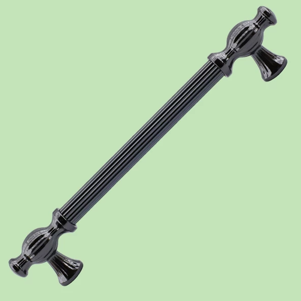 Kesir Mobilya Mutfak Dolabı Çekmece Dolap Kapak Kulpu Kulpları Kulbu Füme 128 Mm-12.8 Cm Metal Kulp - Resim 5