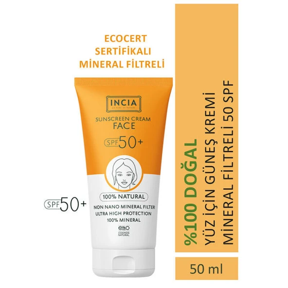 Incia Güneş Kremi SPF50 50 ml