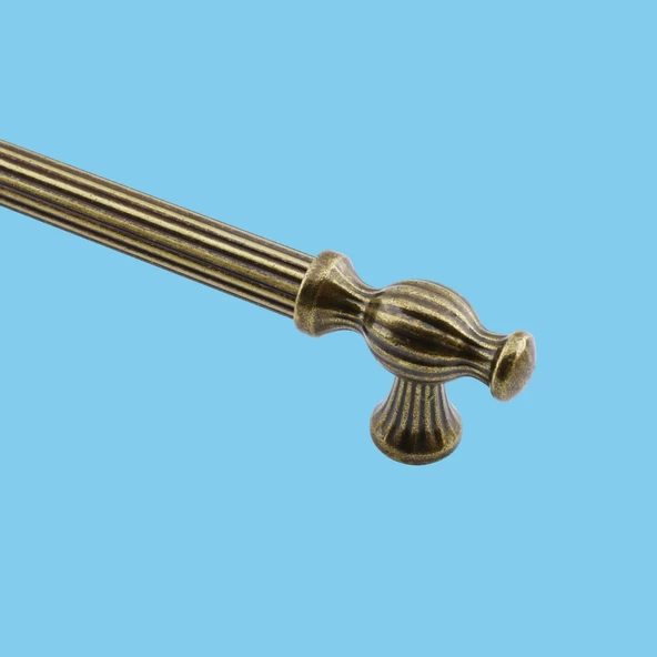 Kesir Eskitme Antik Sarı 160 mm Metal Mobilya Mutfak Çekmece Dolap Dolabı Kulpu Kulbu Kulpları - Resim 4