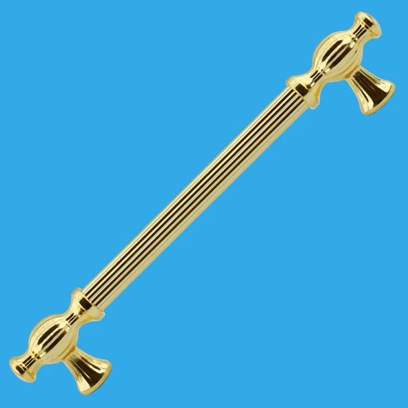 Kesir Mobilya Mutfak Dolabı Çekmece Dolap Kapak Kulpu Kulpları Kulbu Gold Altın 160 Mm Metal Kulp - 6