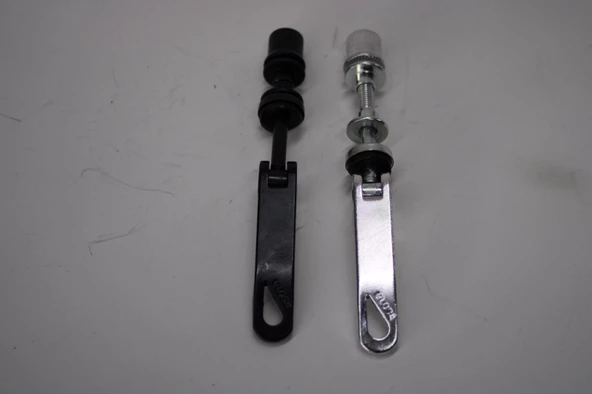 BİSİKLET SELE KOLTUK MANDALI SİYAH VE SİLVER RENK SEÇENEKLİ - Resim 2