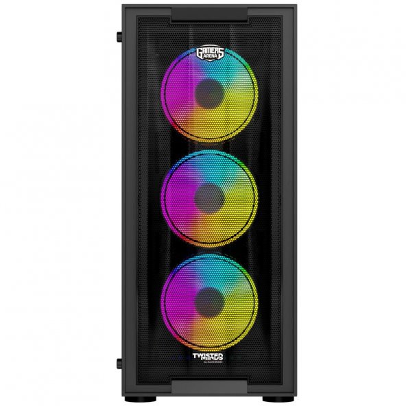 TWISTED MINDS TM-210XL-P1 650W 4x120MM RGB FAN USB3.0 MESH OYUNCU KASASI - 4