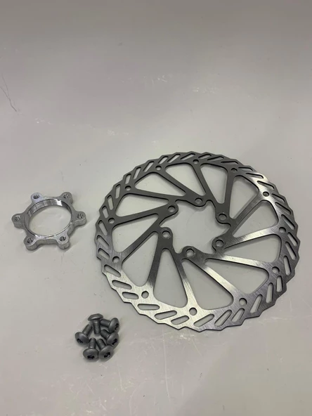 NUTT 160 mm 6 vida bisiklet disk fren rotor ayna SHIMANO UYUMLU - Resim 6