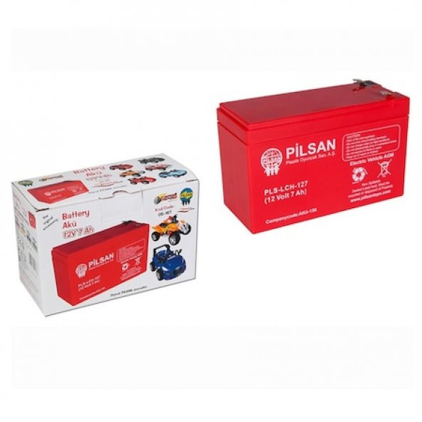 Pilsan 12 VOLT 7 AMPER AKÜLÜ ARABA AKÜSÜ 12 V 7 A ORJİNAL PİLSAN AKÜ - 2