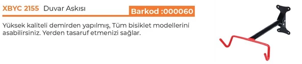 Bisiklet Duvar Askısı Hs-017A ÇİFT KANCALI AYARLI KOLAY MONTAJ - 2