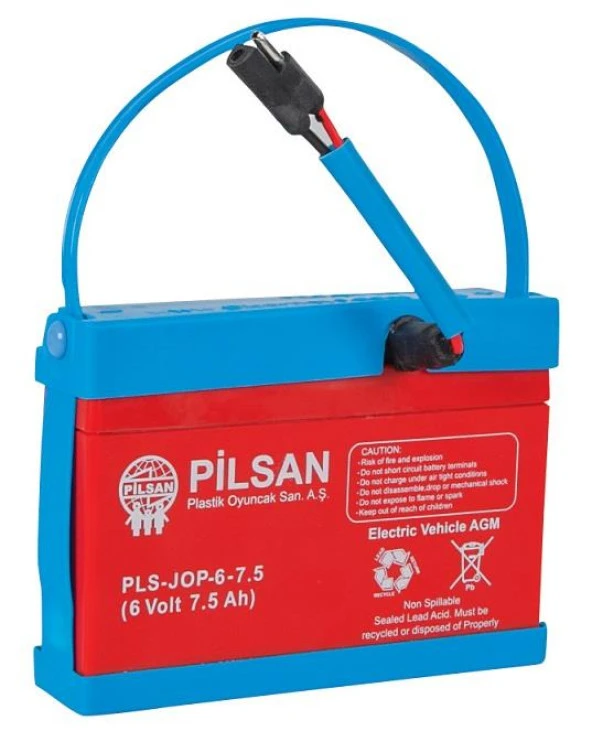6 VOLT 7 AMPER AKÜLÜ ARABA AKÜSÜ 6 V 7 A ORJİNAL PİLSAN AKÜ