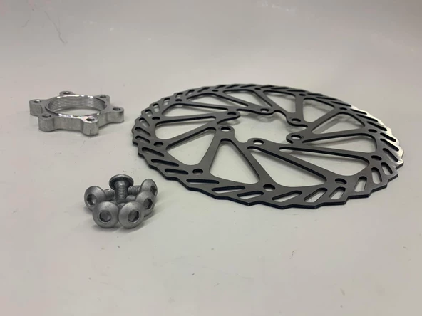 NUTT 160 mm 6 vida bisiklet disk fren rotor ayna SHIMANO UYUMLU - Resim 3