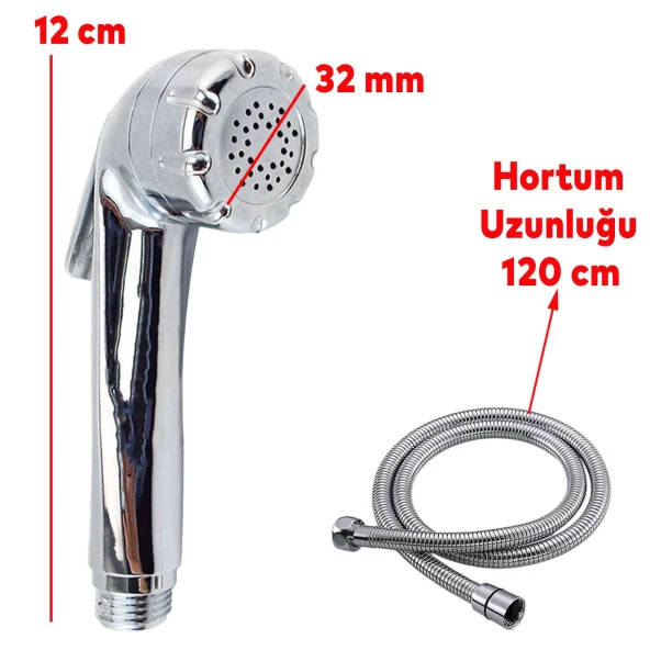 Ara Musluk Filtreli Tuvalet WC Banyo Klozet Bide Taharet Musluğu Bebek Hayvan Araba Yıkama Musluğu - Resim 3