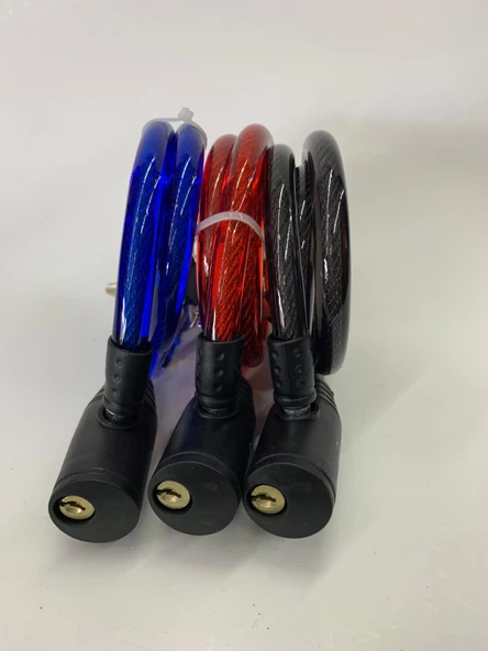 KNT 12 MM 80 CM ANAHTARLI KİLİT 3 FARKLI RENK SEÇENEKLİ - 9