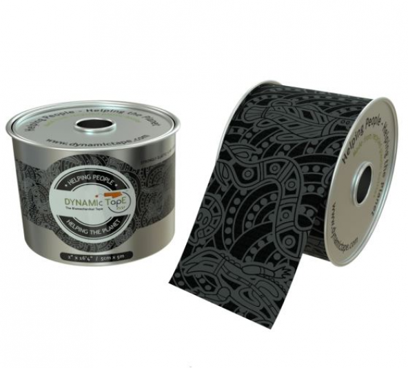 Dynamic Tape Extra Strength Siyah 5cm x 5m Orjinal