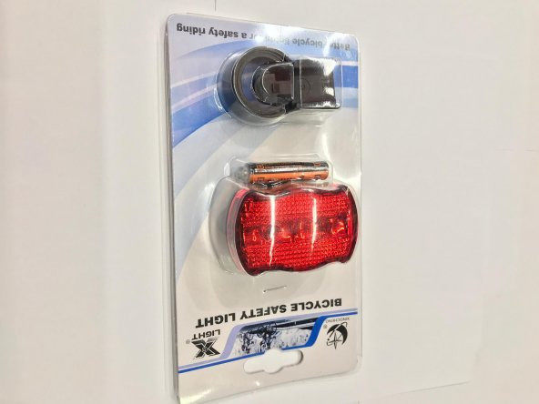 XC-783R ARKA STOP LED SU GEÇİRMEZ 3 FONKSİYON PİL DAHİL - 5
