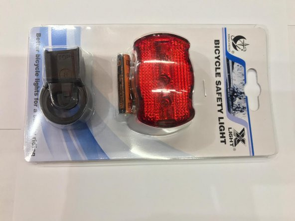 XC-783R ARKA STOP LED SU GEÇİRMEZ 3 FONKSİYON PİL DAHİL - 7