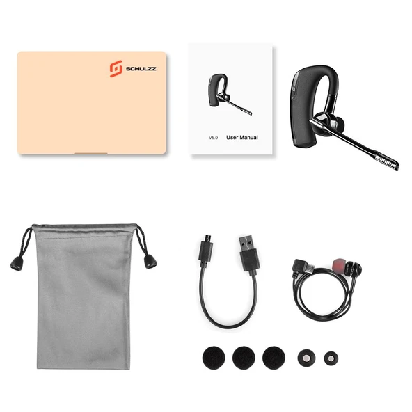 Schulzz K6 Handsfree Kablosuz Bluetooth Mikrofonlu Kulaklık - 7