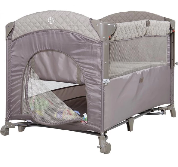 Prego 8041 Miami Basic Anne Yanı Park Beşik 70X110 Cm - 8